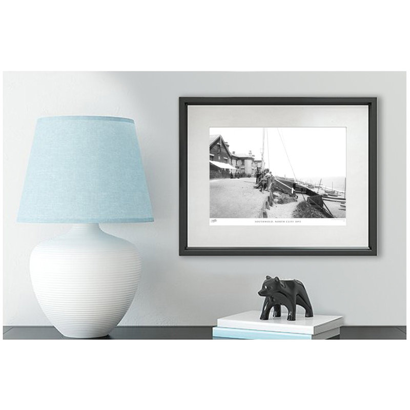 Southwold, North Cliff 1893 by Francis Frith - Single Picture Frame Print, 40cm H x 50cm W x 2.3cm D