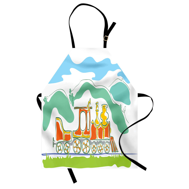 No Pattern Bib Apron