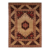 Multicolored Traditional Wool Rug - 9' x 12'