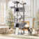 Large Cat Appropriate 81.1'' H Heavy Duty Carpet Cat Tree Condos and Scratching Posts Included