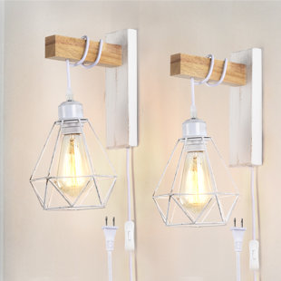 Plug-in Wall Sconce (Set of 2)