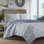 Ensemble de courtepointe réversible en coton gris Tommy Bahama Cape Verde