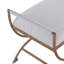 Banc rembourré 100% polyester Irwinton