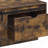 Coffee Table, Rustic Oak With Sliding Barn Door