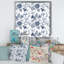 Fleurs blanches dans des tons de gris - impression sur toile-67417432-67417434