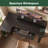 Electric Standing Desk With Height Adjustment, Standing Desk With Built-in Power Outlets, Home Office Desk With Reversible Structure, Computer Desk With Monitor Shelf, Writing Desk With Under-desk Keyboard Tray-1333592240-1333592255