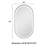 ZC-Mirror  36" H Wall Mounted Bathroom Framed LED Mirror With Memory Function-105300936-105300937