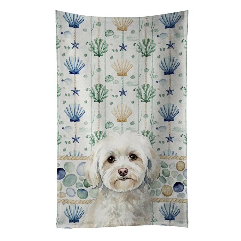 Serviette de cuisine White, Blanc havanais blanc