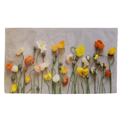 Paillasson d’intérieur dobby à fleurs séchées Fawcett