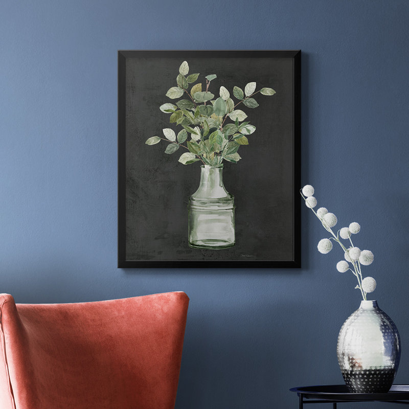 Artisanal Bouquet I, toile encadrée de qualité supérieure - prête à être accrochée, Noir, H 24 po x l 20 po