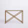 Calix Glass Top Console Table