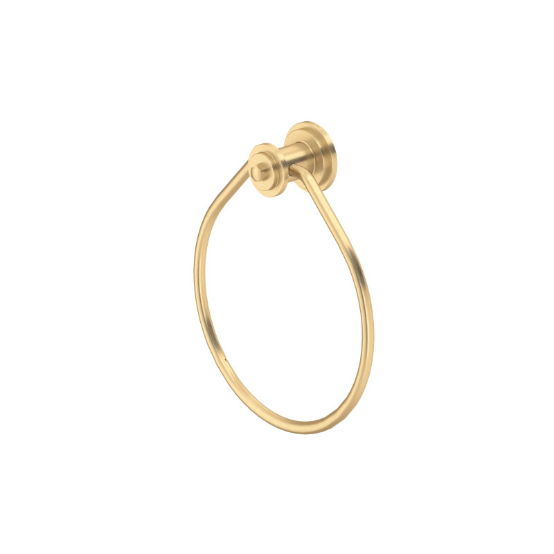 Armstrong™ Towel Ring, Satin English Gold