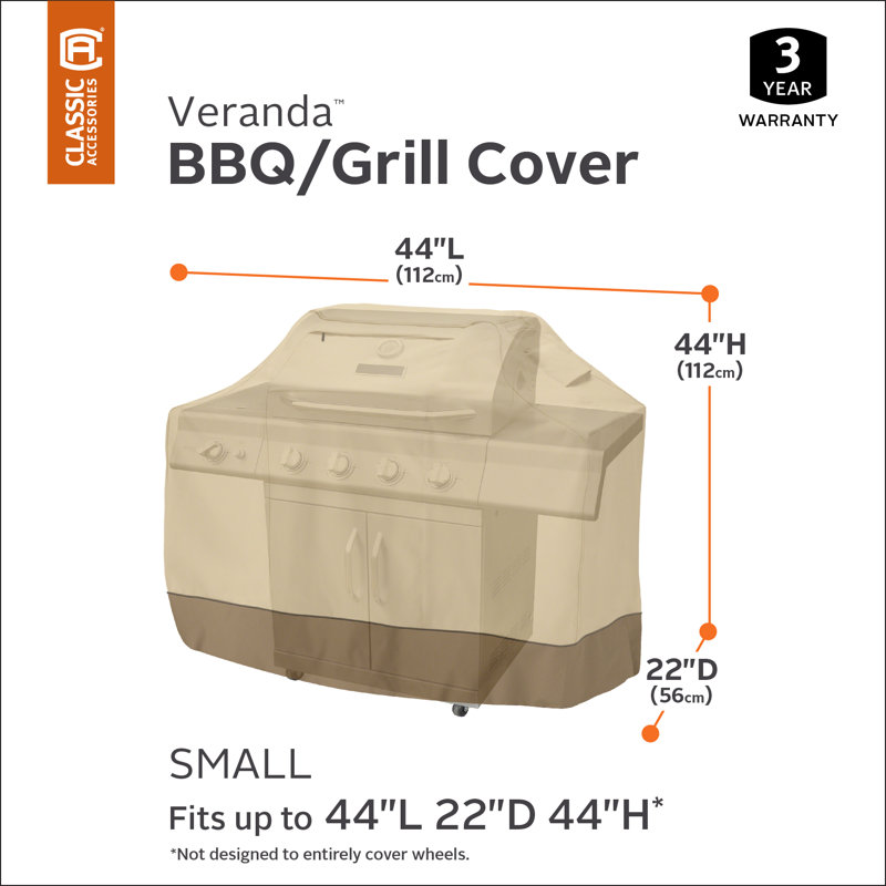 Housse de barbecue Pickett résistant à l'eau, H 44 po x l 22 po x P 44 po