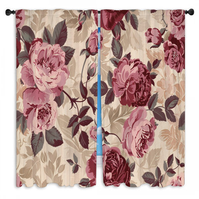 Paire de rideaux obscurcissant en polyester Mychell