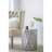 Hexagon Garden Stool, Capiz Accent Side Table
