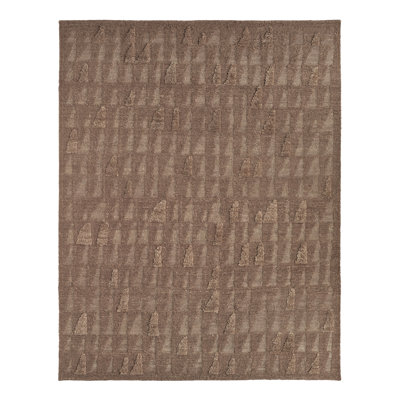 Hand Woven Wool Abstract Area Rug