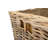 Rattan Under Bench Basket with Lining