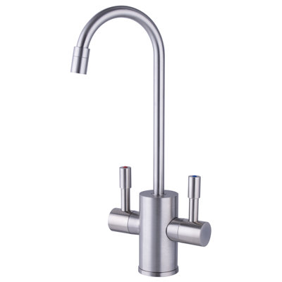 Dual Handle Hot and Cold Faucet for Ready Hot Water Dispenser System