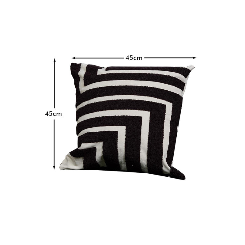 Brianamarie Geometric Square Euro Pillow Cover