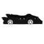 Lit plateforme simple en forme de voiture en noir avec assemblage de roues rotatives - et roues de voiture de taille à la mode, fonctionnelles-1893591788