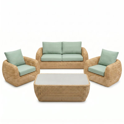 Sydney 5-Person Sunbrella® Complete Patio Set