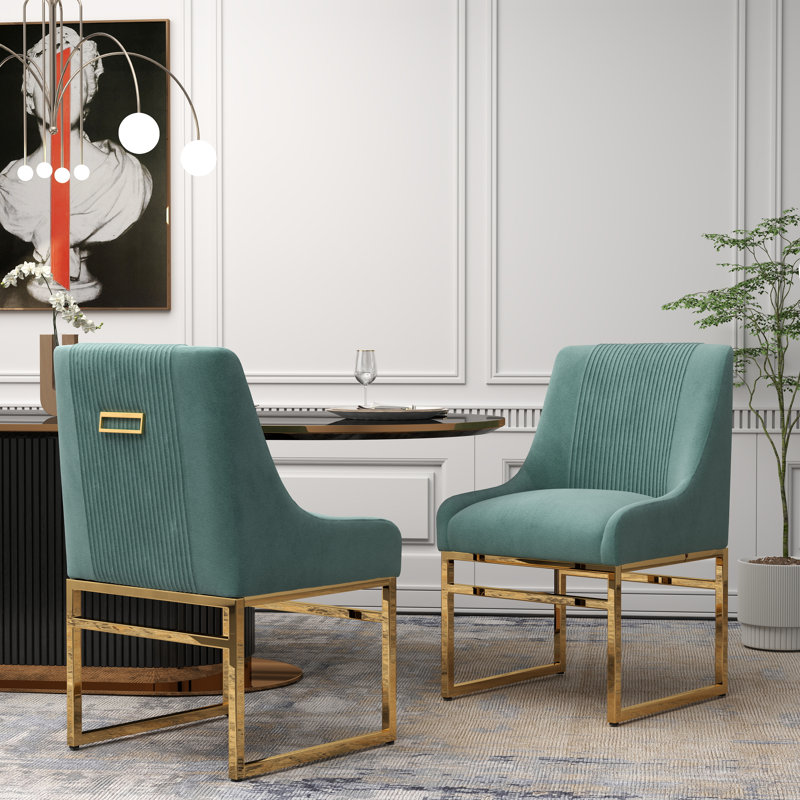 Chaise d'appoint Zanthia, 2, Vert menthe