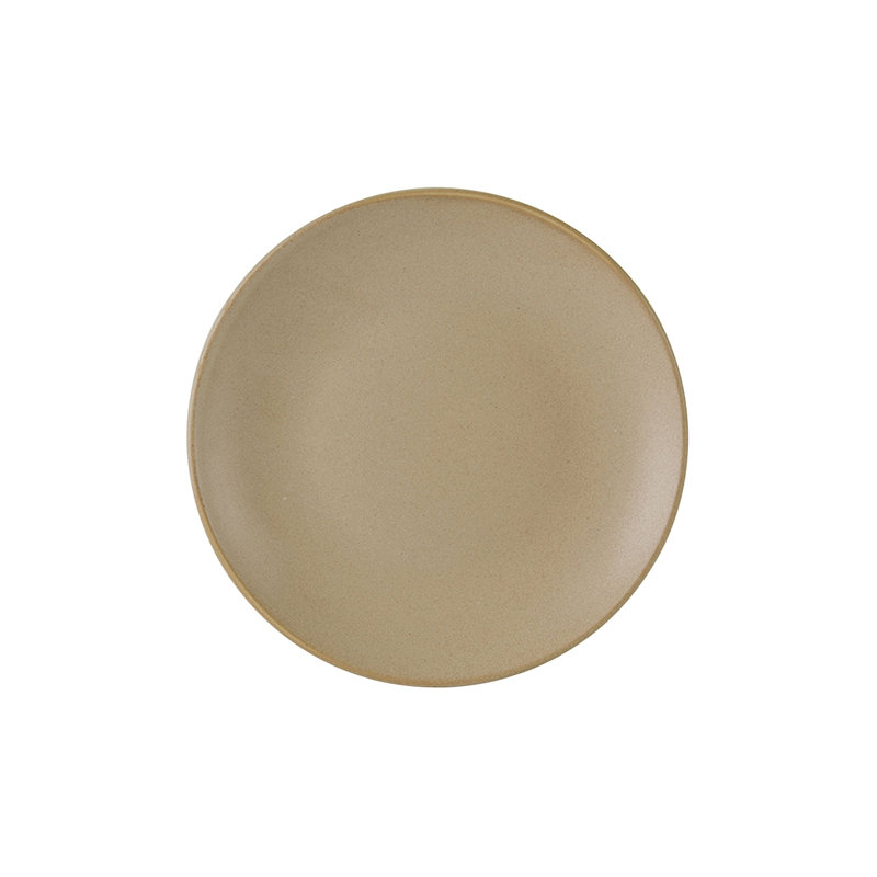 Assiette 8 po Zion, 24 po, Beige