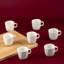 Tasse à espresso non empilable en porcelaine de qualité supérieure EARTH - LINEN DOTTS-758250275