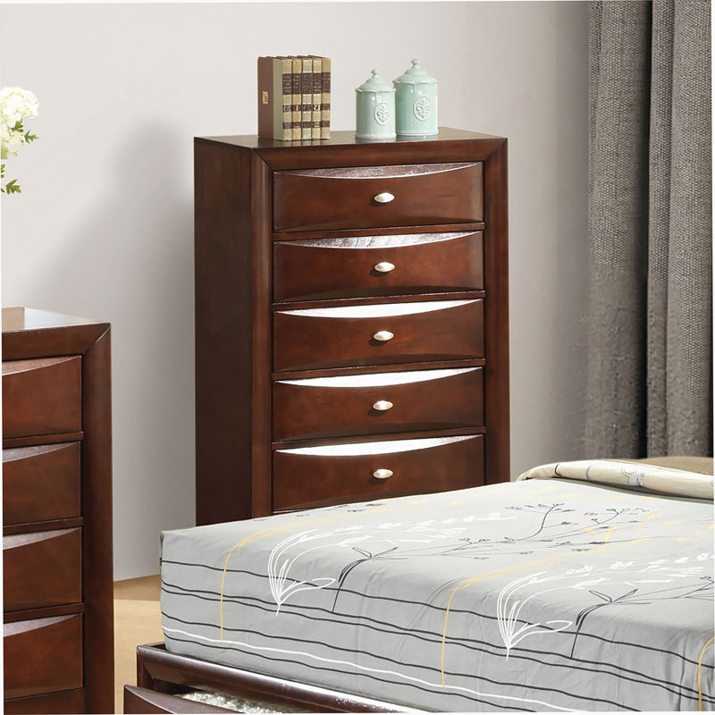 Mobilier de chambre à coucher 1 pièce, Cerisier