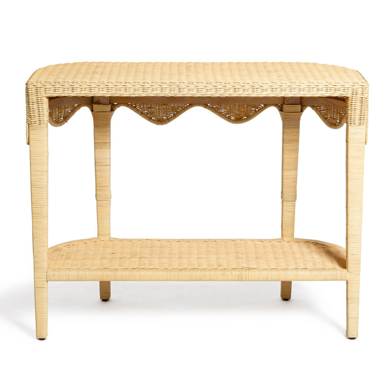 Console en rotin naturel Sally