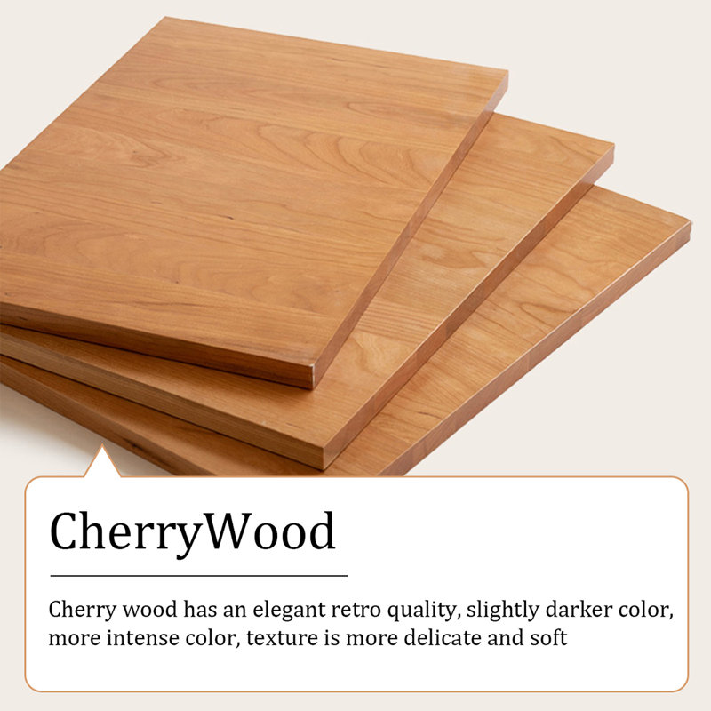 Bureau d'écriture avec tiroirs Cherry, H 29,53 po x l 47,24 po x P 15,75 po, Cerisier