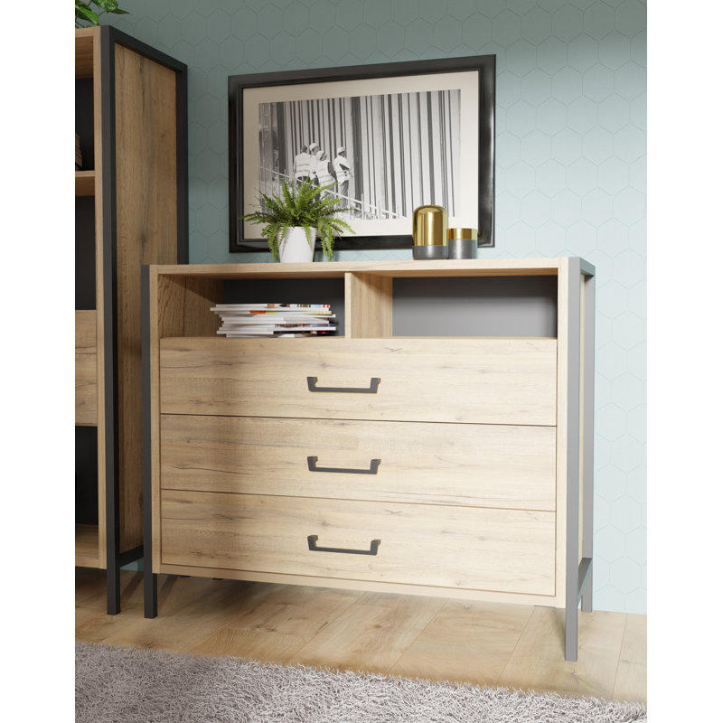 Ailbert 3 - Drawer Rectangle Accent Chest