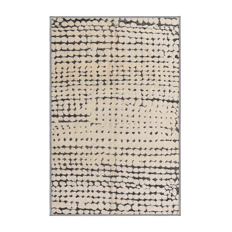 Abstract Indoor Rug, Rectangle 2' x 4'