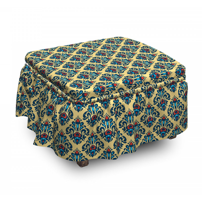 Housse pour repose-pieds médiéval classic motifs