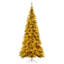 Vickerman 9' x 46" Slim Gold Tinsel Artificial Pre-lit Christmas Tree with Lights and Tree Stand-988683659