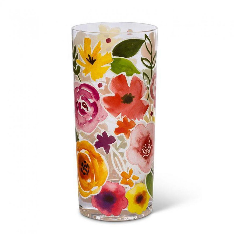 16 oz. Verre Hiball floral