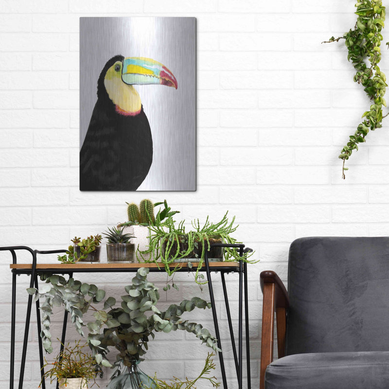 "Toucan aquarelle" par Naomi McCavitt, H 16 po x l 12 po