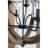 9- Light Globe Chandelier, Wood Chandelier Hanging Light Fixture With Adjustable Chain For Kitchen Dining Room Foyer Entryway, Bulb Not Included