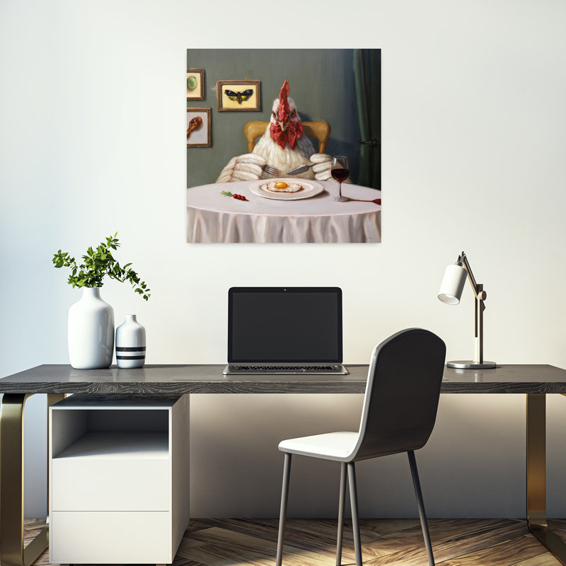 Art urbain contemporain Hennibal Lecter, H 18 po x l 18 po