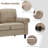 Luelle 61" Rolled Arm Loveseat Chenille Modern Sofa-1960941507