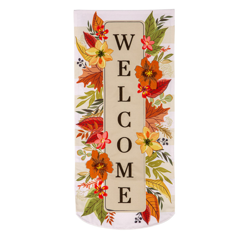 Motif floral d'automne «Welcome Everlast»