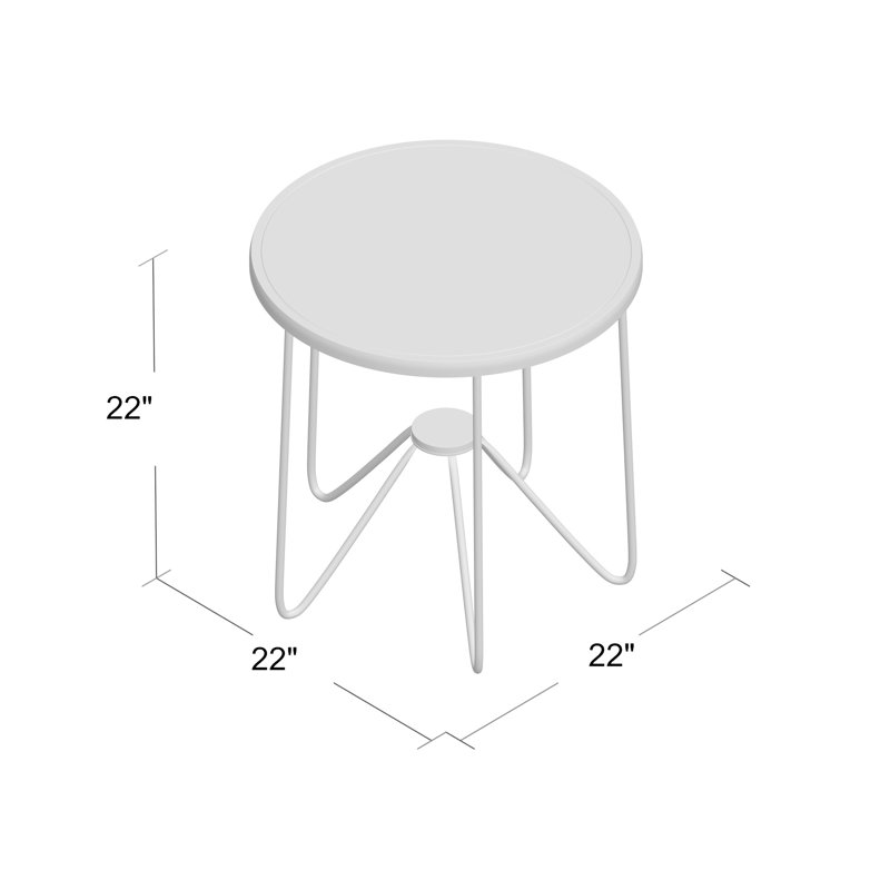 Table de bout Nashville, Gelé