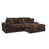 Dark Brown Polyester Blend