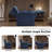 Haiylee Top Grain Leather Zero Gravity Theater Sofa-1126753758