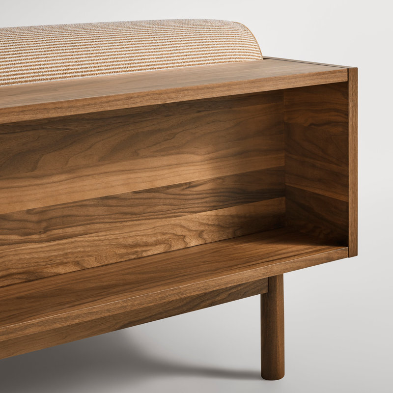 Souvenir Sofa, Walnut, Irving Copper Stripe