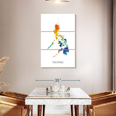 Carte d'aquarelle à Aliaz, Philippines I