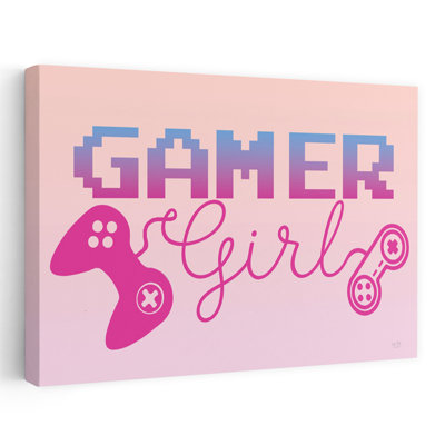 Art contemporain abstrait Gamer Girl