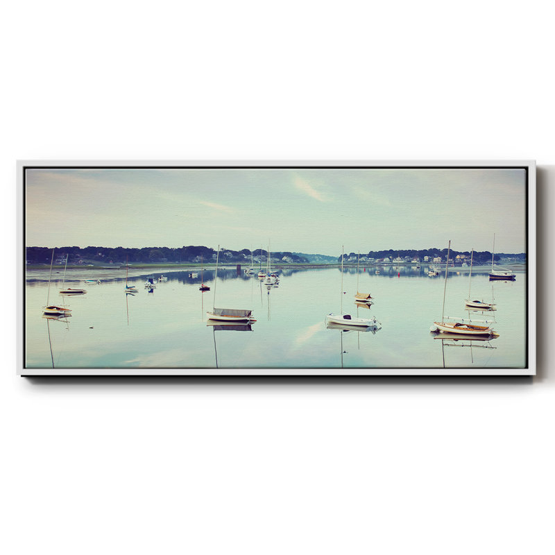 Cape Ann Marina - toile encadrée, H 20 po x l 50 po