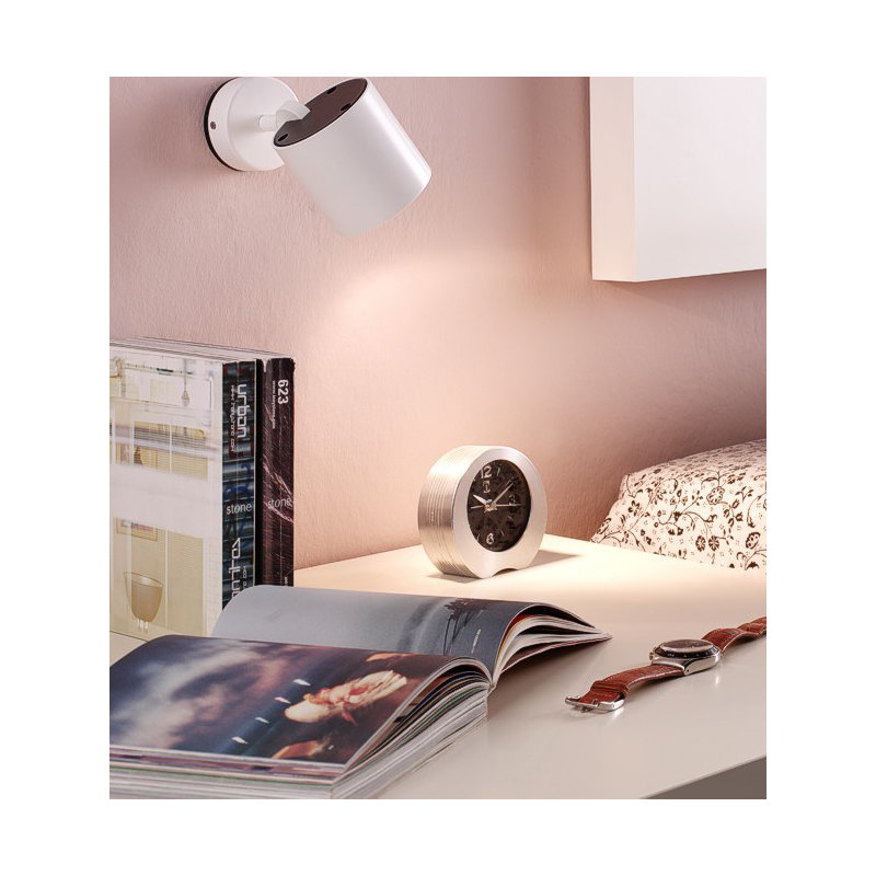Kronn 1-Light Dimmable Spotlight, White