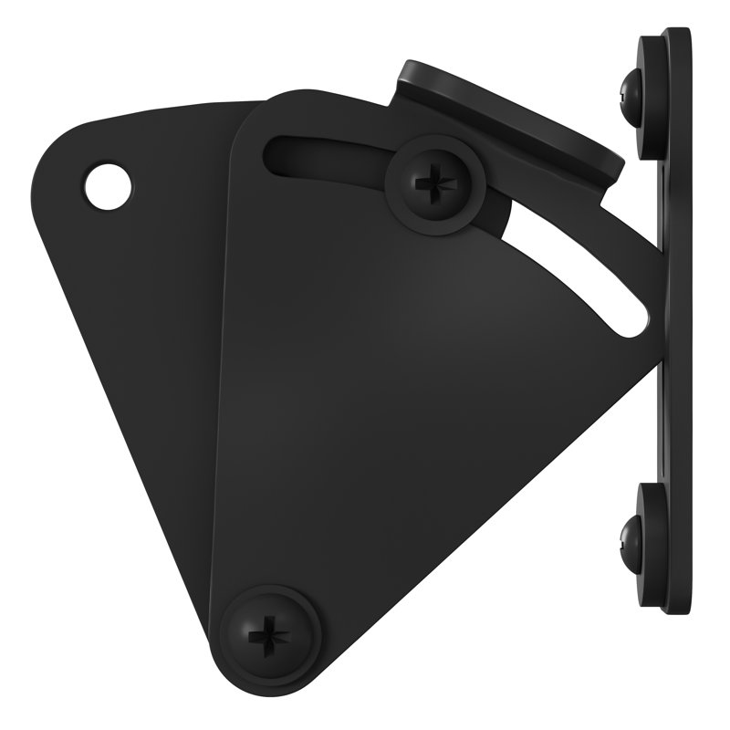 Serrure d'intimité pour porte coulissante Expressions par Emtek, noir mat, Noir mat